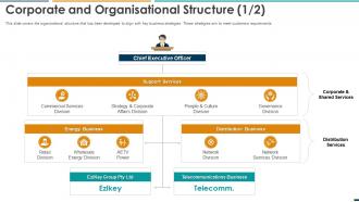 Corporate And Organisational Structure Summarizing Methods Procedures