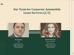 Corporate automobile lease proposal powerpoint presentation slides
