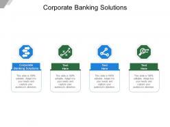 Corporate banking solutions ppt powerpoint presentation infographic template information cpb