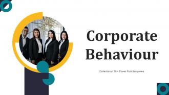 Corporate Behaviour Powerpoint Ppt Template Bundles