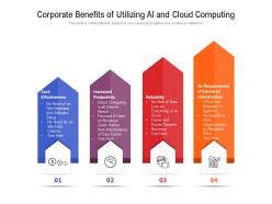 Corporate benefits of utilizing ai and cloud computing