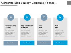 Corporate blog strategy corporate finance strategies cpg retail cpb