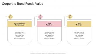 Corporate Bond Funds Value In Powerpoint And Google Slides Cpb