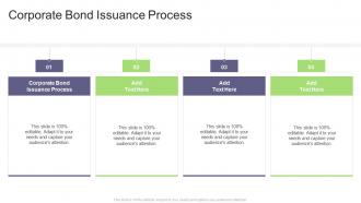 Corporate Bond Issuance Process In Powerpoint And Google Slides Cpb