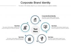 Corporate brand identity ppt powerpoint presentation styles designs download cpb