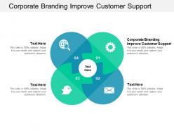 Corporate branding improve customer support ppt powerpoint presentation pictures sample cpb