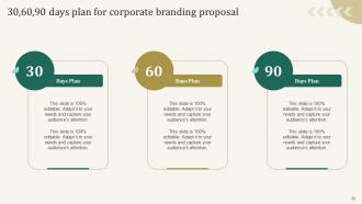 Corporate Branding Proposal powerpoint Presentation Slides Images Best