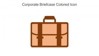 Corporate Briefcase Colored Icon In Powerpoint Pptx Png And Editable Eps Format