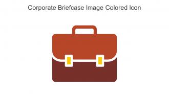 Corporate Briefcase Image Colored Icon In Powerpoint Pptx Png And Editable Eps Format