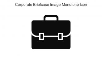 Corporate Briefcase Image Monotone Icon In Powerpoint Pptx Png And Editable Eps Format