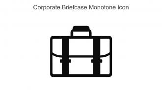 Corporate Briefcase Monotone Icon In Powerpoint Pptx Png And Editable Eps Format