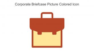Corporate Briefcase Picture Colored Icon In Powerpoint Pptx Png And Editable Eps Format