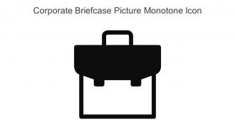 Corporate Briefcase Picture Monotone Icon In Powerpoint Pptx Png And Editable Eps Format