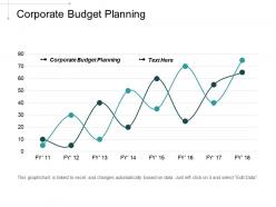 Corporate budget planning ppt powerpoint presentation portfolio samples cpb