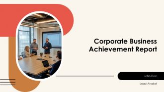 Corporate Business Achievement Report PPT Slides AT