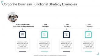 Corporate Business Functional Strategy Examples In Powerpoint And Google Slides Cpb