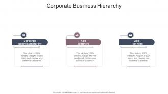 Corporate Business Hierarchy In Powerpoint And Google Slides Cpb