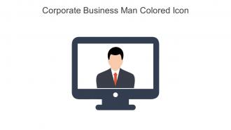 Corporate Business Man Colored Icon In Powerpoint Pptx Png And Editable Eps Format