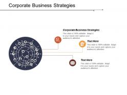 Corporate business strategies ppt powerpoint presentation file guidelines cpb