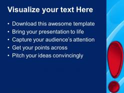 Corporate business strategy templates exclamation mark people growth ppt slide designs powerpoint