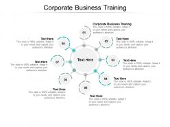 Corporate business training ppt powerpoint presentation infographic template rules cpb