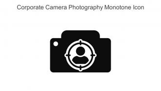 Corporate Camera Photography Monotone Icon Icon In Powerpoint Pptx Png And Editable Eps Format