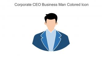Corporate CEO Business Man Colored Icon In Powerpoint Pptx Png And Editable Eps Format