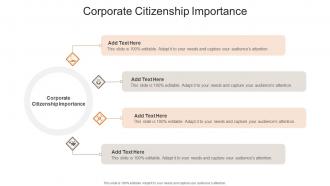 Corporate Citizenship Importance In Powerpoint And Google Slides Cpb