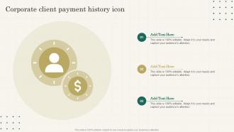 Corporate Client Payment History Icon
