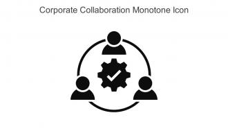 Corporate Collaboration Monotone Icon In Powerpoint Pptx Png And Editable Eps Format