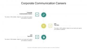 Corporate Communication Careers In Powerpoint And Google Slides Cpb