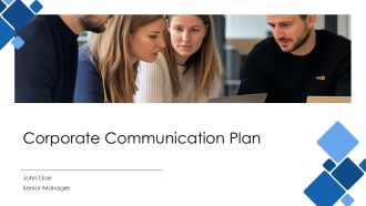 Corporate Communication Plan PPT Information AT