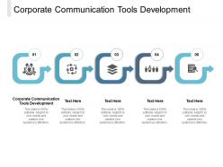 Corporate communication tools development ppt powerpoint presentation layouts cpb