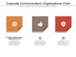 Corporate communications organizational chart ppt powerpoint presentation layouts examples cpb