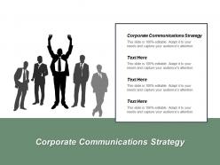 Corporate communications strategy ppt powerpoint presentation pictures rules cpb