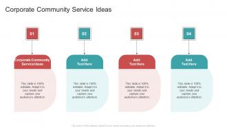 Corporate Community Service Ideas In Powerpoint And Google Slides Cpb