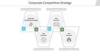 Corporate competitive strategy ppt powerpoint presentation infographics format cpb