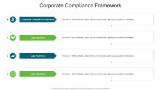 Corporate Compliance Framework In Powerpoint And Google Slides Cpb