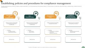 Corporate Compliance Strategy To Improve Business Reputation Strategy CD V Adaptable Designed