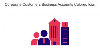 Corporate Customers Business Accounts Colored Icon In Powerpoint Pptx Png And Editable Eps Format