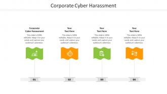Corporate cyber harassment ppt powerpoint presentation file designs download cpb