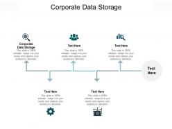 Corporate data storage ppt powerpoint presentation model inspiration cpb