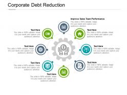 Corporate debt reduction ppt powerpoint presentation pictures gallery cpb