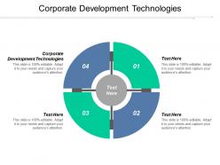 Corporate development technologies ppt powerpoint presentation summary graphics pictures cpb