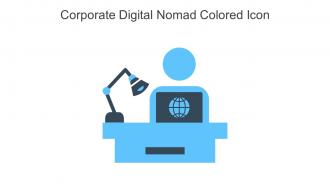 Corporate Digital Nomad Colored Icon In Powerpoint Pptx Png And Editable Eps Format