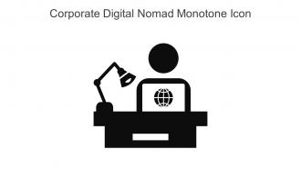 Corporate Digital Nomad Monotone Icon In Powerpoint Pptx Png And Editable Eps Format