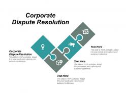 Corporate dispute resolution ppt powerpoint presentation infographic template designs cpb