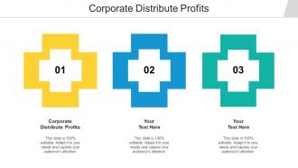 Corporate distribute profits ppt powerpoint presentation ideas objects cpb