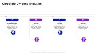 Corporate Dividend Exclusion In Powerpoint And Google Slides Cpb