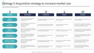 Corporate Dominance The Market Strategy 5 Acquisition Strategy To Increase Market Size Strategy SS V